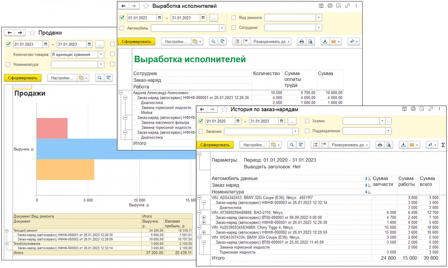 1С Автосервис
